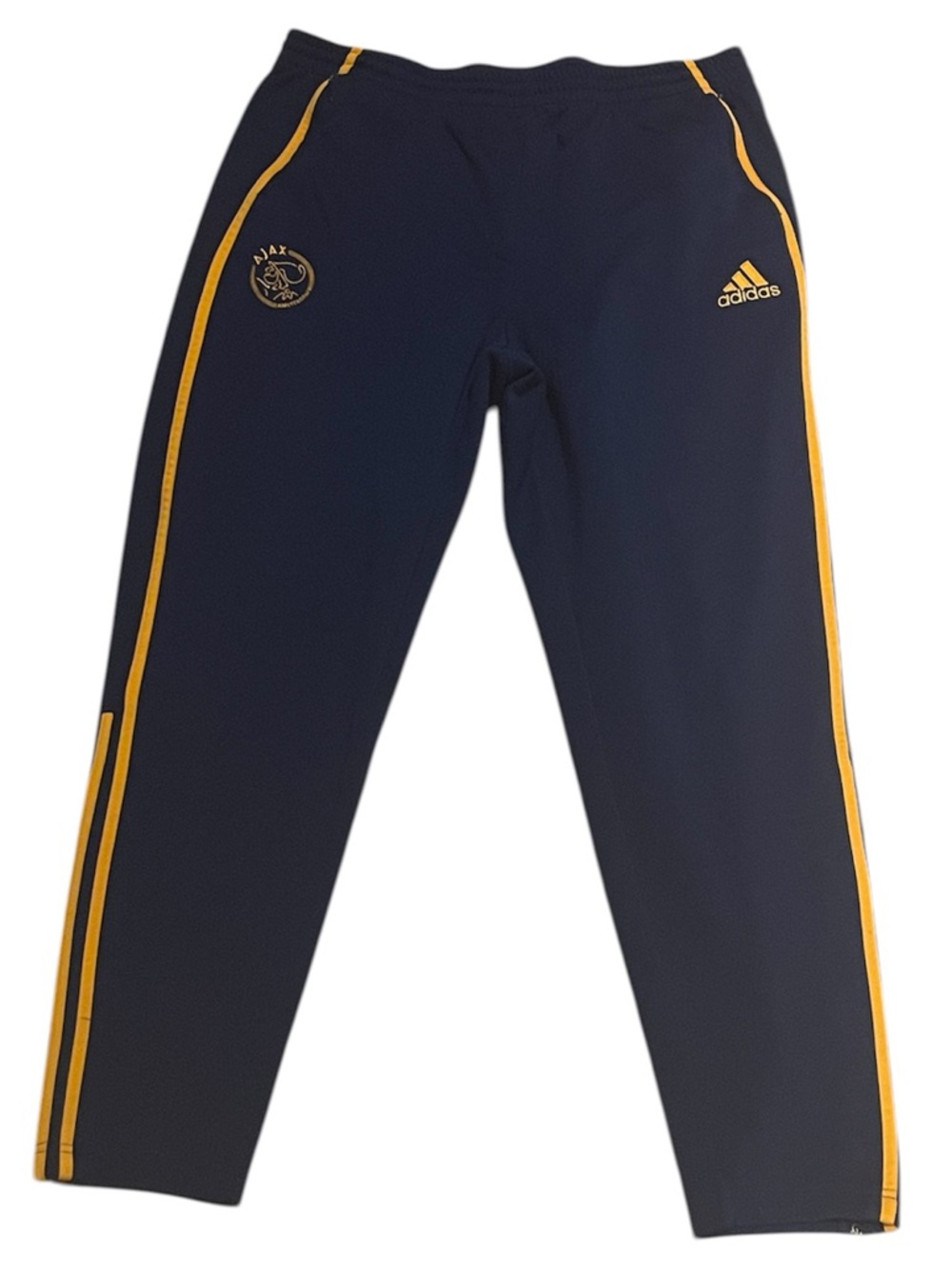 Adidas Ajax Amsterdam Active Y2K Navy Yellow Football Soccer Training Pants L